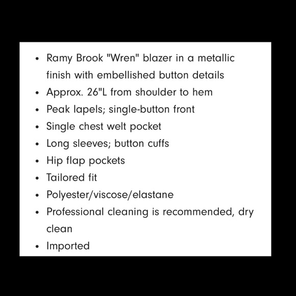 Ramy Brook Wren Jacket. - Picture 13 of 15